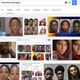 Screenshot of what comes up during a Google search for “three black teenagers”
Google